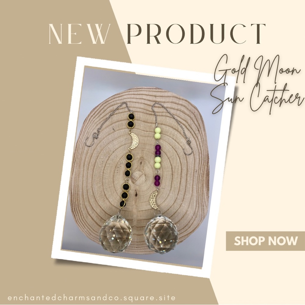 Gold and Purple Sun Catcher